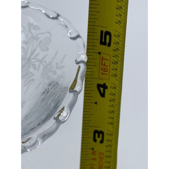 Vtg Fostoria Clear Comport Etch #342 Bouquet 1949-1959 - Picture 7 of 9